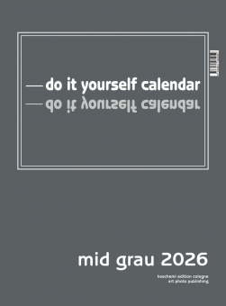 MID GRAU BLANKOKALENDER DIY BASTEL SELBSTGESTALTEN